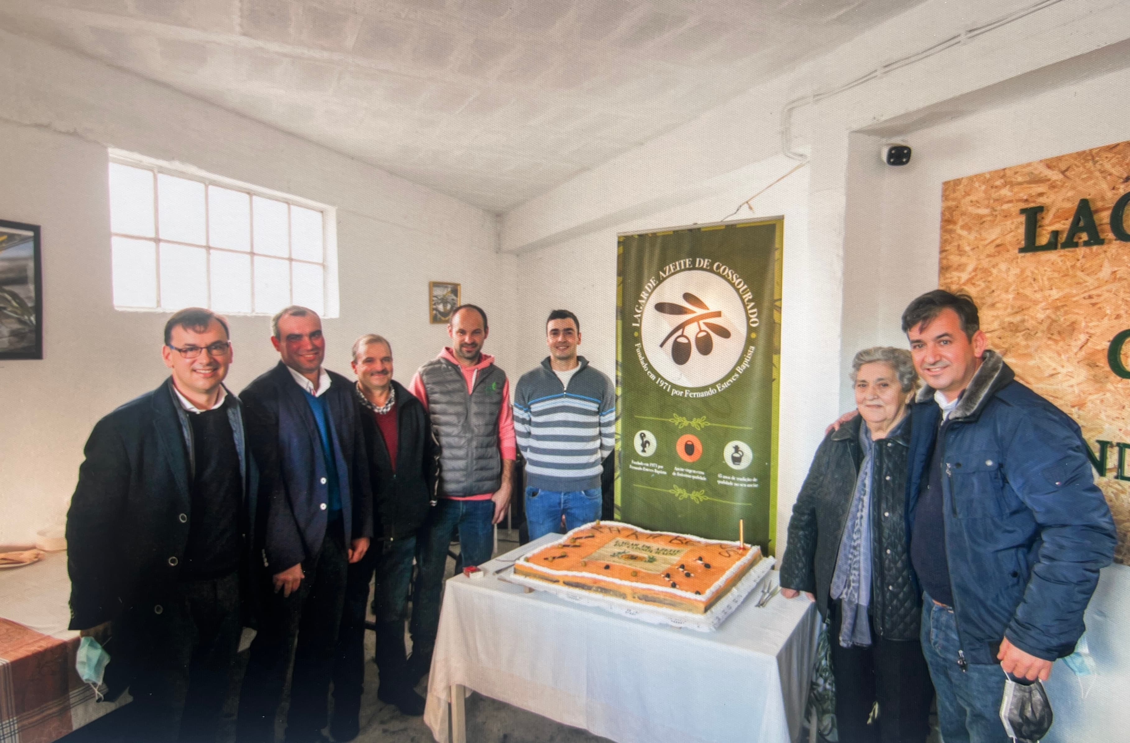 A família e os amigos na celebração dos 50 anos